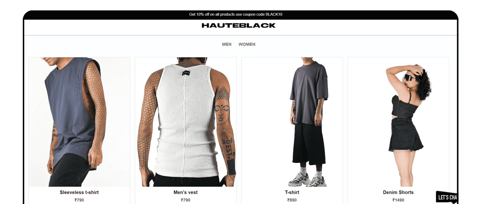Product Listing